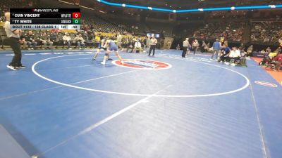 138 Class 1 lbs Cons. Round 1 - Cuin Vincent, West Platte vs Ty White, Lone Jack