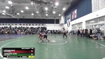 106 lbs Champ. Round 3 - Hamilton Leon, Mira Costa vs Logann Ruiz, Los Alamitos