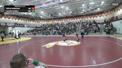 113 lbs Cons. Round 3 - Pryce Wiginton, Riverton vs Kaijun Powell, Rock Springs