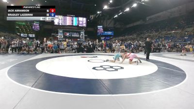 150 lbs Cons. Sub-rd Of 32 - Jack Abramson, New Jersey vs Bradley Lazzerini, Oklahoma