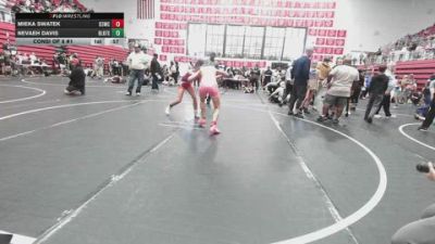 102-110 lbs Consi Of 8 #1 - Mieka Swatek, D3 Wrestling Cluib vs Nevaeh Davis, Blackfox Wrestling