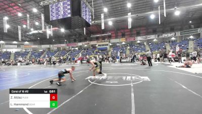 150 lbs Consi Of 16 #2 - Zach Aldaz, Pueblo East vs Landon Hammond, Bear Cave WC