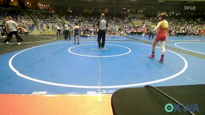 80 lbs Consi Of 4 - Cooper Bright, Smith Wrestling Academy vs Matthew Bermea, Clinton Youth Wrestling