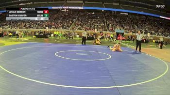 D1-138 lbs Cons. Round 1 - Lucas Gerber, Temperance Bedford vs Easton Culver, Hartland HS