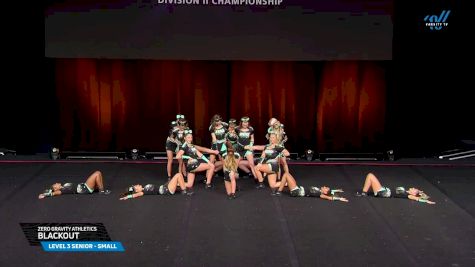 Zero Gravity Athletics - Blackout [2025 L3 Senior - Small Finals] 2025 The D2 Summit
