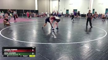 150 lbs Round 7 (10 Team) - Isiah Haugen, Team Montana Willston vs Jayden Torres, Westsdie WC