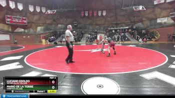 149 lbs Champ. Round 1 - Mario De La Torre, Cerritos College vs Luciano Esoldo, Victor Valley College
