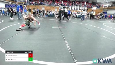 64 lbs Semifinal - Knox Wilson, Rough Riders vs Ayson Miller, Standfast