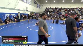 82 lbs Cons. Semi - Antonio Montes, Rough House Wrestling vs Logan Arenas, Hawkeye WC
