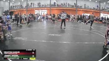 50 lbs Champ. Round 1 - Johnny Waters, Eastside Youth Wrestling vs Braxton Haigler, Cobra Wrestling Club