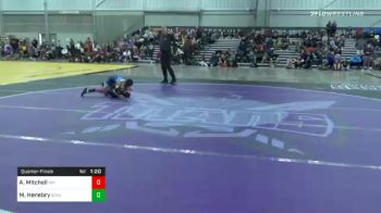 65 lbs Quarterfinal - Akeela Mitchell, Nm Gold vs Mylah Henebry, Idaho Gold