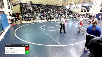 215 lbs Round Of 16 - Bryson Smith, St. Christopher's School vs Caleb Marzolino, Abington Heights