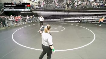 5A 145 lbs Cons. Round 2 - Hailey Fox, West Jordan vs Melody Kirby, Skyline