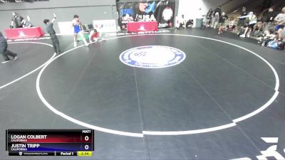 92 lbs Semifinal - Logan Colbert, California vs Justin Tripp, California