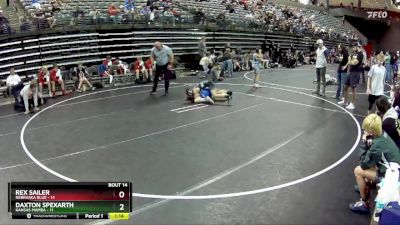 80 lbs Round 5 (6 Team) - Daxton Spexarth, Kansas Mamba vs Rex Sailer, Nebraska Blue