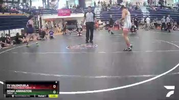 108 lbs Round 3 (6 Team) - Ty Valenzuela, The Untouchables Purple vs Noah Arrington, Troup