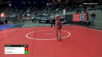 52 lbs Quarterfinal - Bransen Weber, Law vs Julien Mejia, Chickasha Wrestling