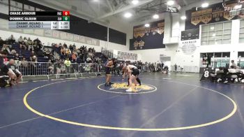 120 lbs Champ. Round 1 - Dominic Olguin, Sonora (La Habra) vs Chase Armour, Pacifica (GG)