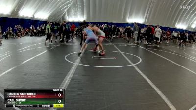 130 lbs Round 7 (8 Team) - Parker Suffridge, Crossroads Wrestling vs Cael Short, Noke RTC