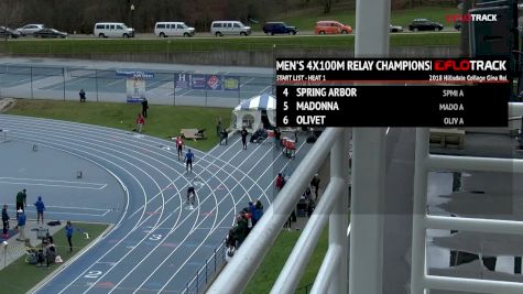 Men’s 4x100m Relay Championship, Heat 1