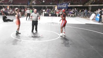 G 132 lbs Cons. Round 5 - Zaysea Dubois, North Vermilion Girls vs Chloe Green, Broadmoor Girls