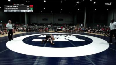 125 lbs Final - Luke Richards, Raw vs Mason Brown, Darkhorse