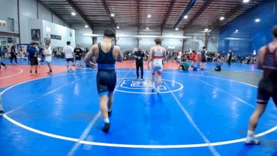 165 lbs Semifinal - Mason Hopkins, Grit Mat Club - HS vs Colton Jones, Triumph Blue - HS