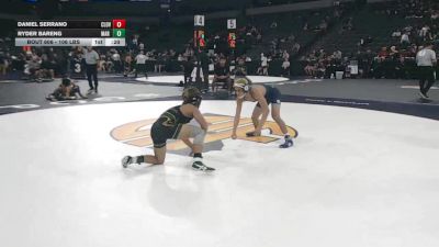 106 lbs Consi Of 32 #2 - Daniel Serrano, Clovis East (CS) vs Ryder Bareng, Mar Vista (SD)