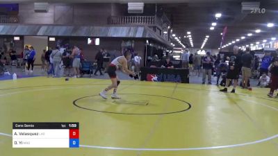 62 kg Cons Semis - Alesio Velasquez, Las Vegas Wrestling Club vs David Yi, Mad Cow Wrestling Club