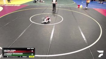 55 lbs Cons. Round 3 - Cameron Grossinger, No-Nonsense vs Kelten Steen, Red Rock Central