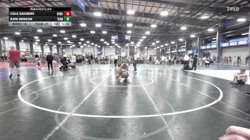 127 lbs Rr Rnd 1 - Cole Daubert, Buffalo Valley Wrestling Club MS Black vs Jude Benson, Team Barracuda MS