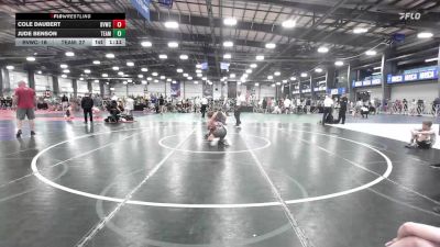 127 lbs Rr Rnd 1 - Cole Daubert, Buffalo Valley Wrestling Club MS Black vs Jude Benson, Team Barracuda MS