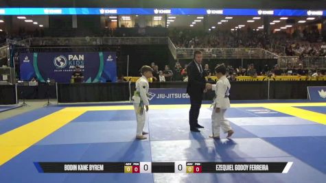 Ezequiel Godoy Ferreira vs Bodin Kane Byrem 2025 Pan Kids Jiu-Jitsu IBJJF Championship