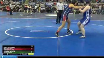 155 lbs Cons. Round 2 - Colbie White, South Border vs Jaylee Jetty, Bismarck Century