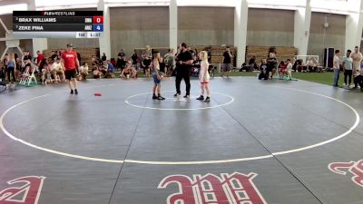 70-85 lbs Semis - Brax Williams, Sanderson Wrestling Academy vs Zeke Pina, Arizona