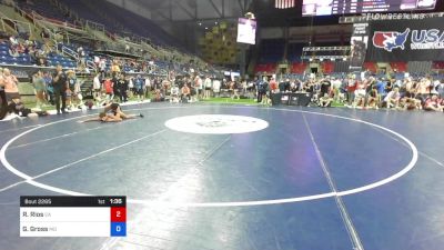 145 lbs Cons 32 #2 - Ryan Rios, California vs Gable Gross, Missouri