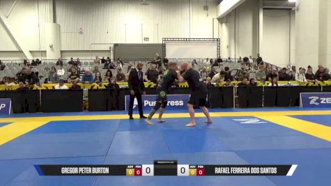 Gregor Peter Burton vs Rafael Ferreira Dos Santos 2025 World IBJJF Jiu-Jitsu No-Gi Championship