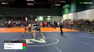 126 lbs Quarterfinal - Nicholas Masters, Ga vs Kai Orine, Mo