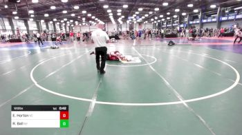 120 lbs Consi Of 64 #2 - Eli Horton, NC vs Ryan Ball, NY