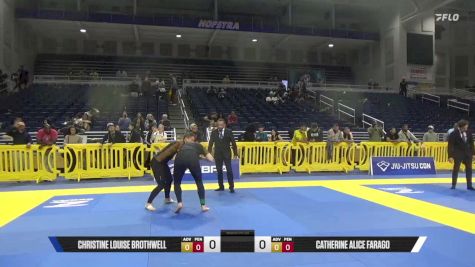 Christine Louise Brothwell vs Catherine Alice Farago 2025 Pan IBJJF Jiu-Jitsu No-Gi Championship