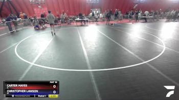 126 lbs Cons. Round 1 - Carter Mayes, IL vs Christopher Lawson, IA
