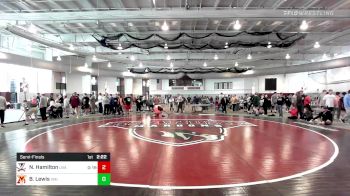 165 lbs Semifinal - Nick Hamilton, Virginia vs Braxton Lewis, Virginia Military Institute