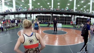 135 lbs Isabella Cepak, Michigan Red vs Ruby Dominguez, California Red