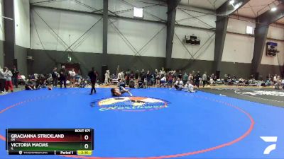 117 lbs Semifinal - Gracianna Strickland, OR vs Victoria Macias, IL