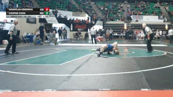 7A 190 lbs Semifinal - Kourtlan Kendrick, Florence vs Cooper Cook, Vestavia Hills