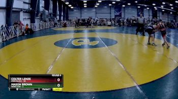 105 lbs Rd# 9- 2:15pm Saturday Final Pool - Colter Lenze, Iowa Black vs Mason Brown, Rebellion