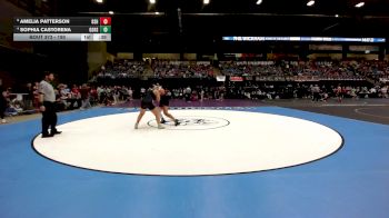 190 lbs 5th Place Match - Sophia Castorena, Goddard HS vs Amelia Patterson, Bonner Springs HS