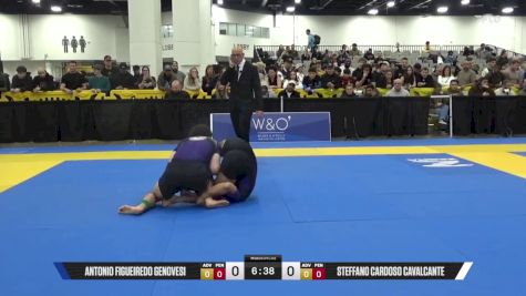 Steffano Cardoso Cavalcante vs Antonio Figueiredo Genovesi 2025 World IBJJF Jiu-Jitsu No-Gi Championship