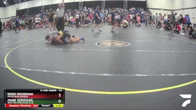 101 lbs Cons. Round 1 - Knox Woodman, Polar Bear Express vs Mark Gonzales, Iron Tide Wrestling Club