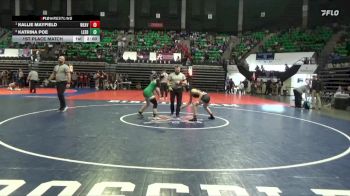 1-5A 138 1st Place Match - Kallie Mayfield, Weaver vs Katrina Poe, Leeds